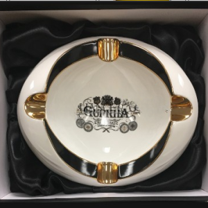 Gurkha Limited Edition White Ceramic Ashtray